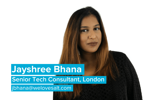 Introducing Jayshree Bhana - Senior Tech Consultant, London