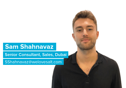 Introducing Sam Shahnavaz, Senior Consultant, Sales, Dubai