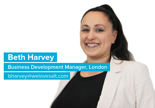 Introducing Beth Harvey, Business Development Manager, London