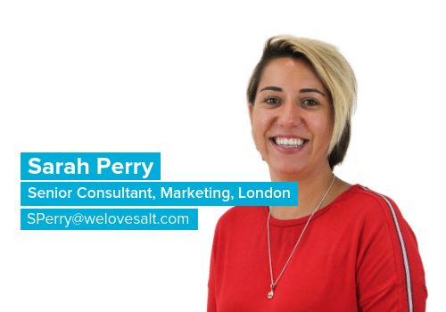 Introducing Sarah Perry, Senior Consultant, Marketing, London