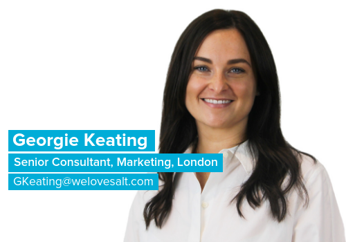 Introducing Georgie Keating, Marketing, Senior Consultant, London
