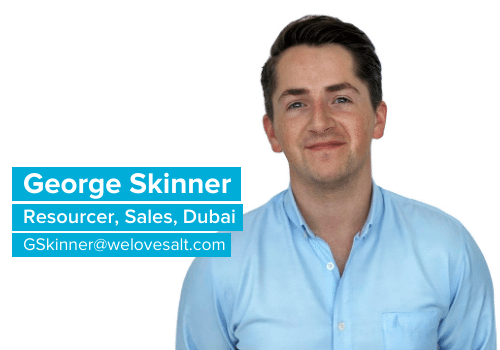 Introducing George Skinner, Resourcer, Sales, Dubai