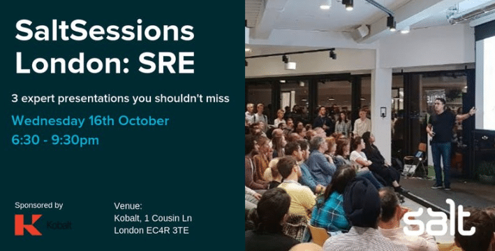 SaltSessions London: SRE event is nearly here!