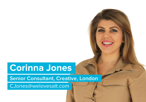 Introducing Corinna Jones, Senior Consultant, Creative, London