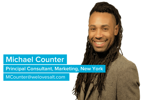 Introducing Michael Counter, Principal Consultant, Marketing, New York