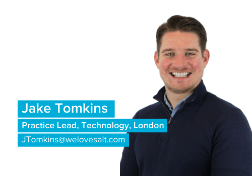 Introducing Jake Tomkins, Practice Lead, Technology, London