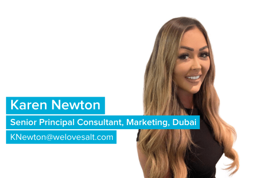 Introducing Karen Newton, Senior Principal Consultant, Marketing, Dubai