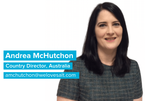 Introducing Andrea McHutchon, Country Director, Australia