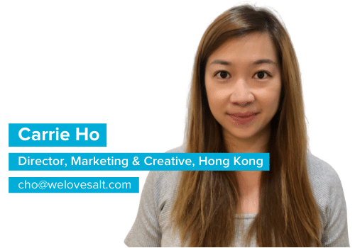Introducing Carrie Ho, Director, Marketing & Creative, Hong Kong