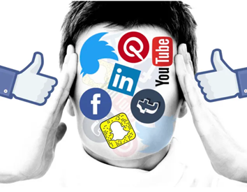 This image is a featured blog image for this post, and illustrates the effect social media has your mental health This image illustrates the negative impact that social media has on your mental health.