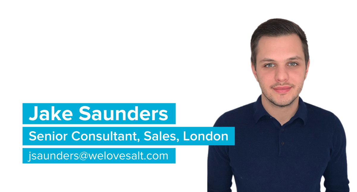Introducing Jake Saunders, Senior Consultant, Sales, London