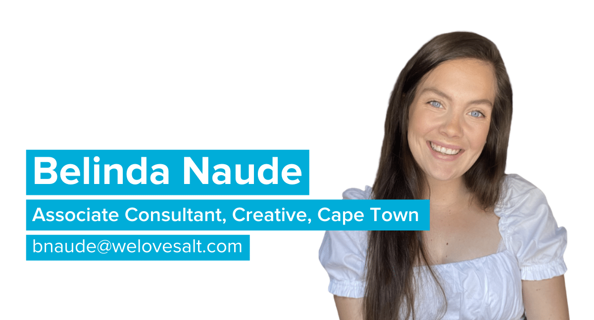 Introducing Belinda Naude, Associate Consultant, Creative, Cape Town
