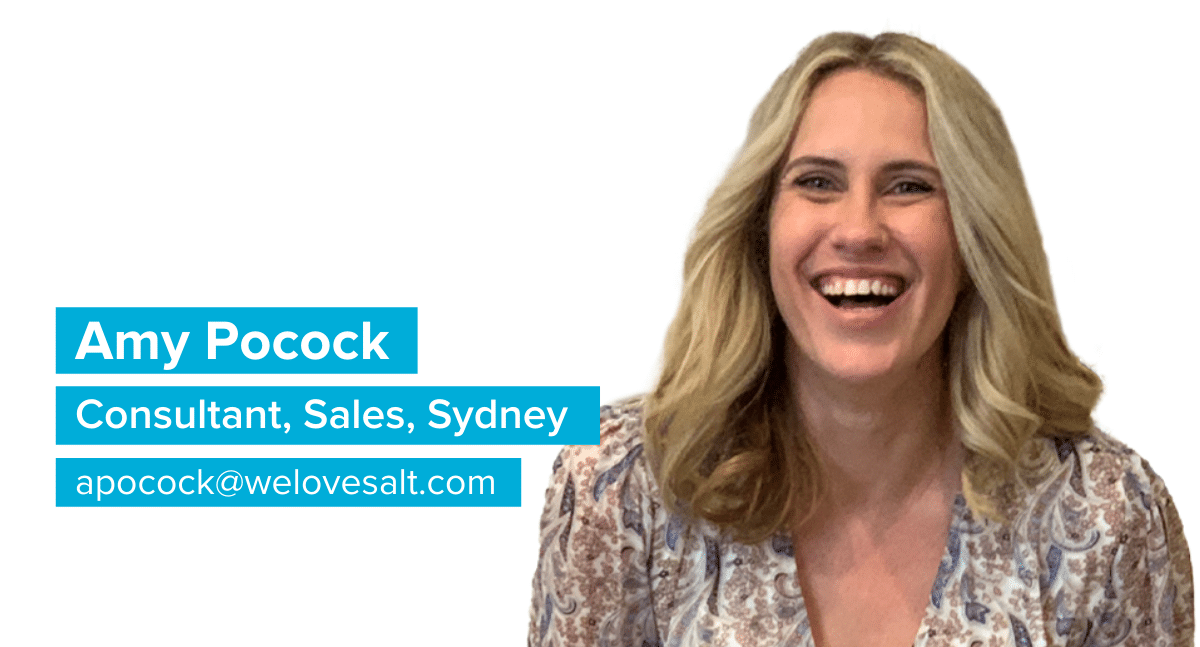 Introducing Amy Pocock, Consultant, Sales, Sydney