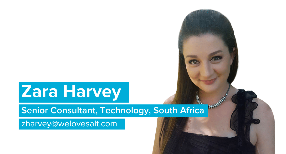 Introducing Zara Harvey, Senior Consultant, Technology, South Africa