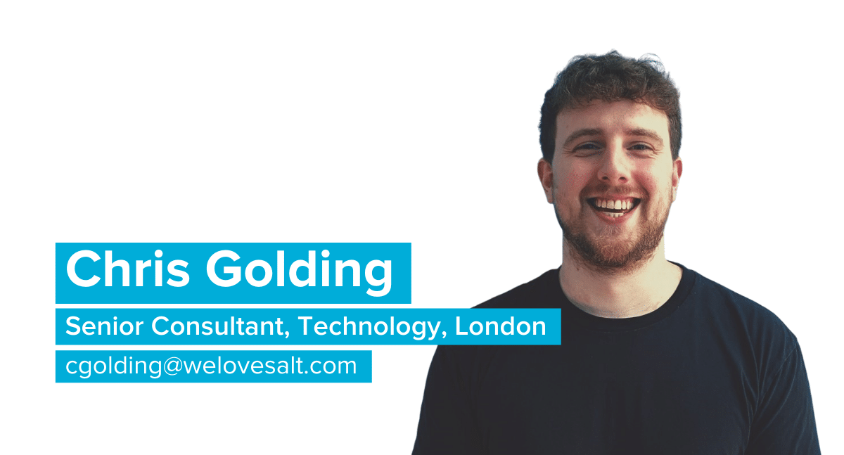 Introducing Chris Golding, Senior Consultant, Technology, London