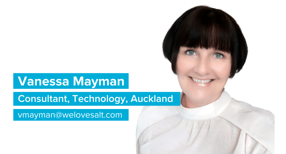 Introducing Vanessa Mayman, Consultant, Technology, Auckland