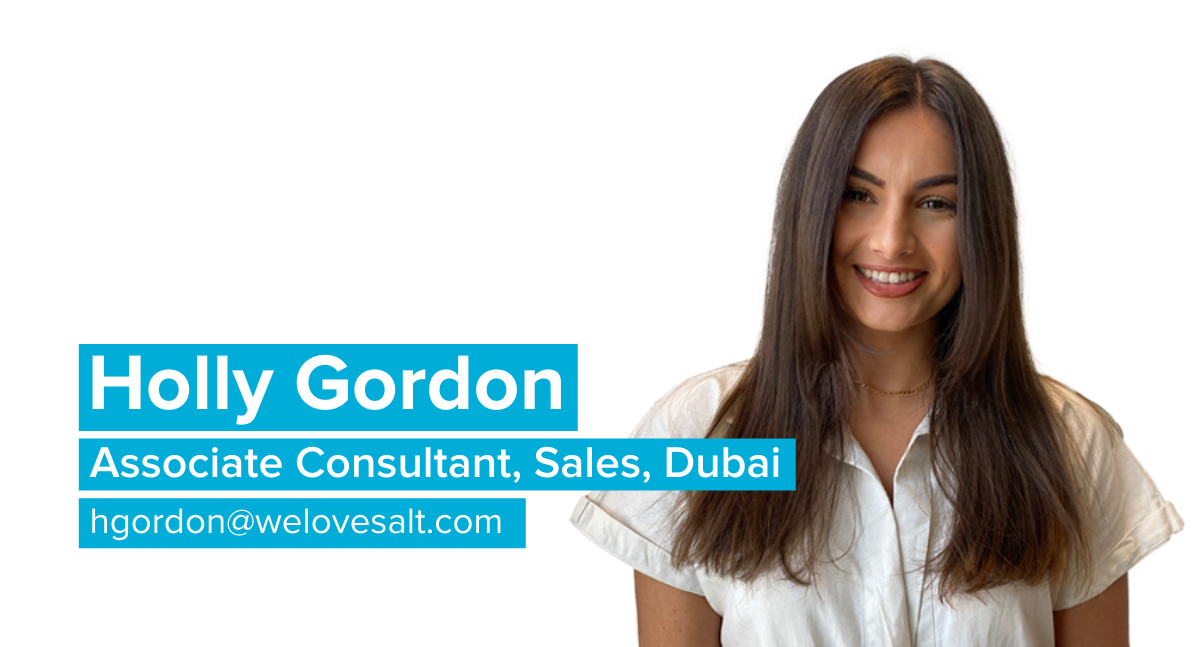Introducing Holly Gordon, Associate Consultant, Sales, Dubai