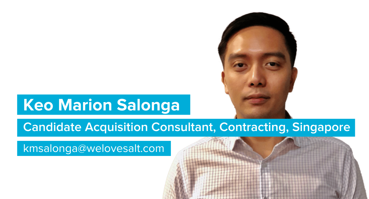 Introducing Keo Marion Salonga, Candidate Acquisition Consultant, Contracting, Singapore
