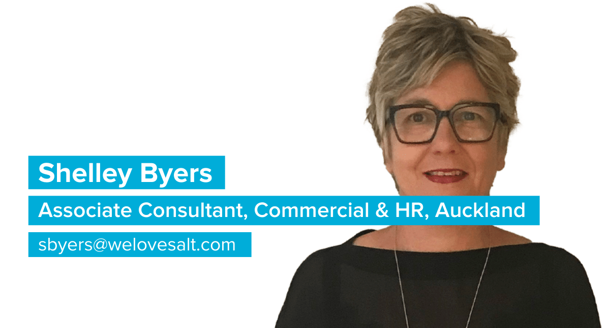 Introducing Shelley Byers, Associate Consultant, Commercial & HR, Auckland