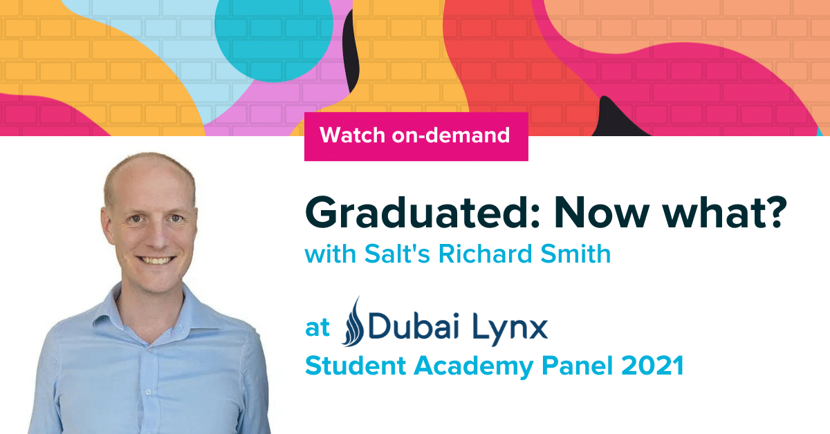 Key takeaways from the Dubai Lynx Student Academy panel event