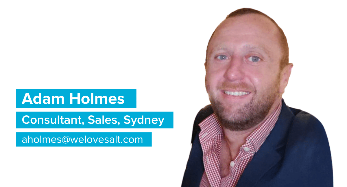 Introducing Adam Holmes, Consultant, Sales, Sydney