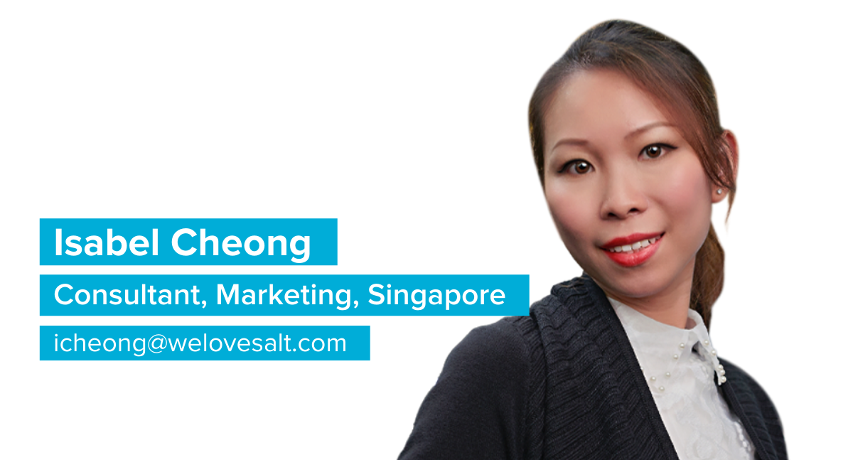 Introducing Isabel Cheong, Consultant, Marketing, Singapore