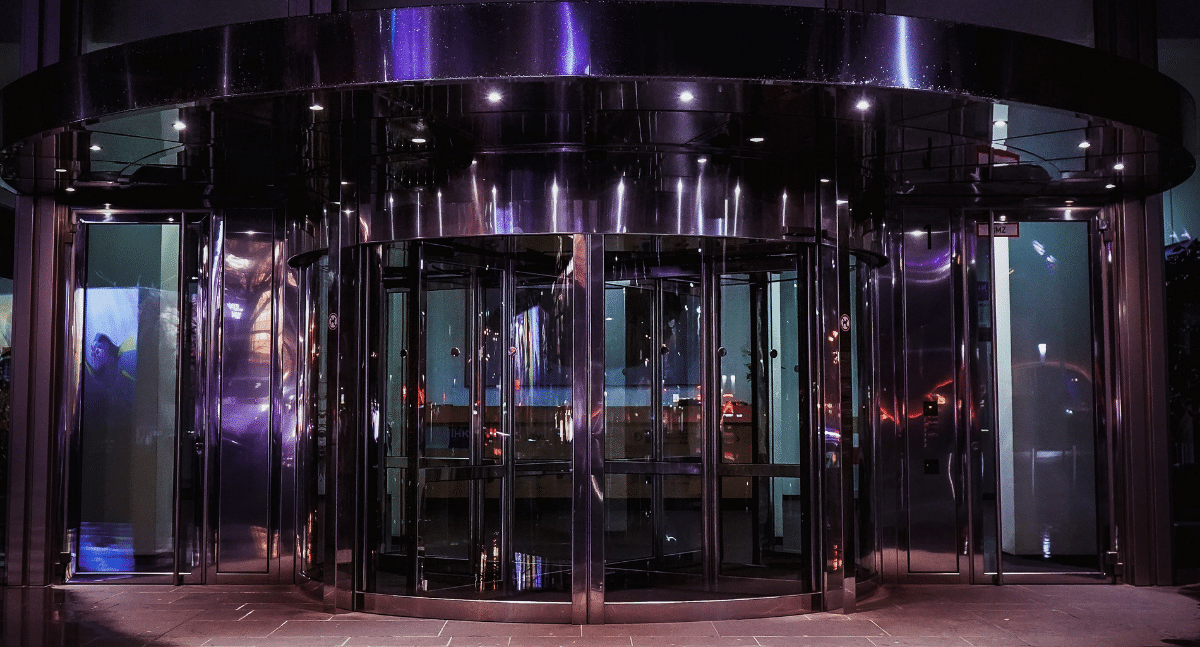 What's with the revolving door?
