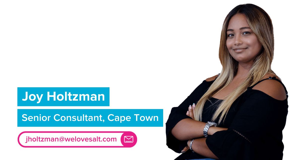Introducing Joy Holtzman, Senior Consultant, Cape Town