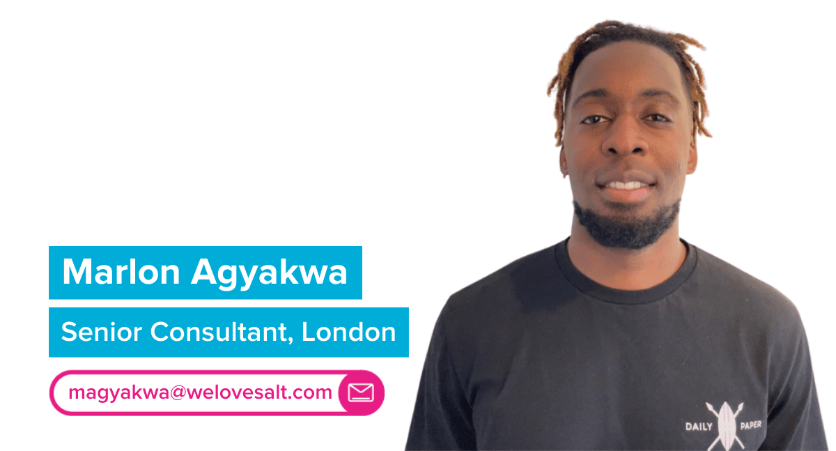 Introducing Marlon Agyakwa, Senior Consultant, London