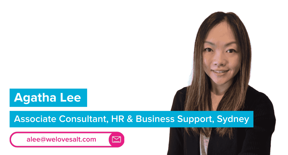 Introducing Agatha Lee, Associate Consultant, HR, Sydney
