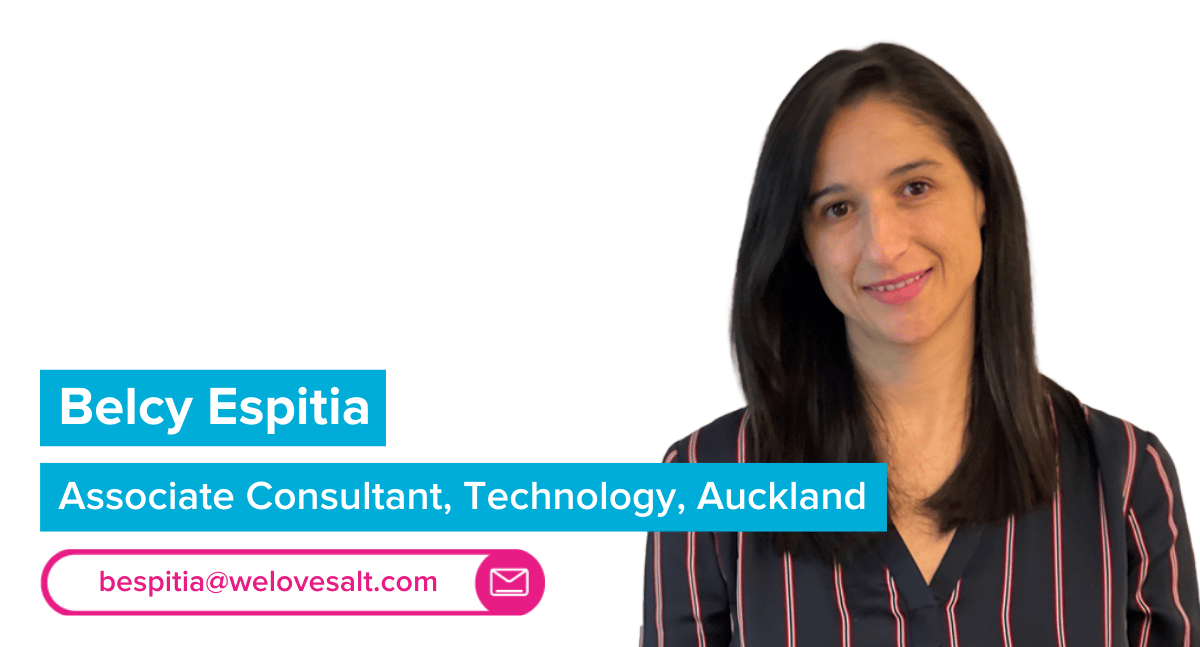 Introducing Belcy Espitia, Associate Consultant, Technology, Auckland