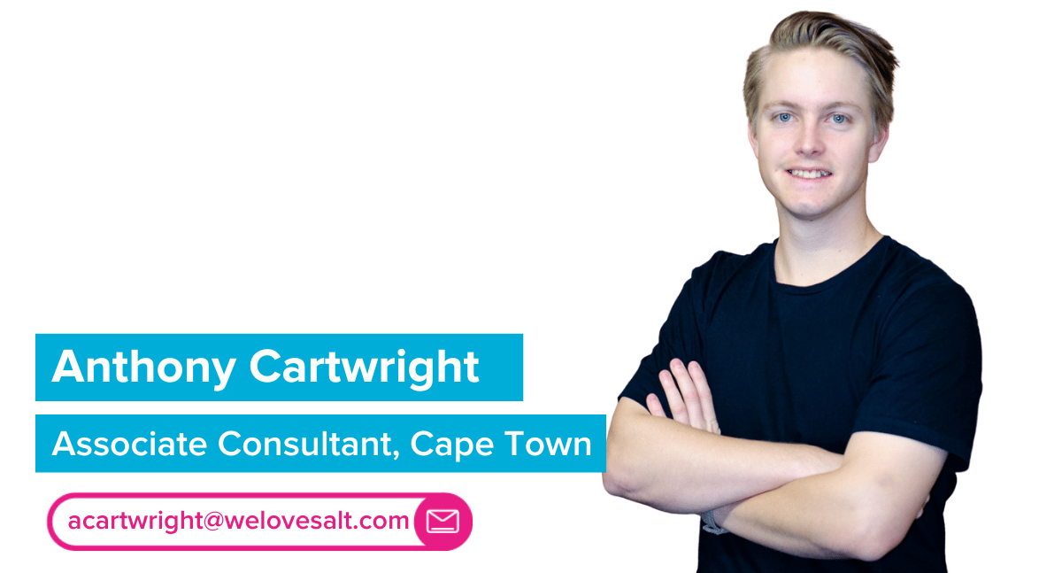 Introducing Anthony Cartwright, Associate Consultant, Cape Town