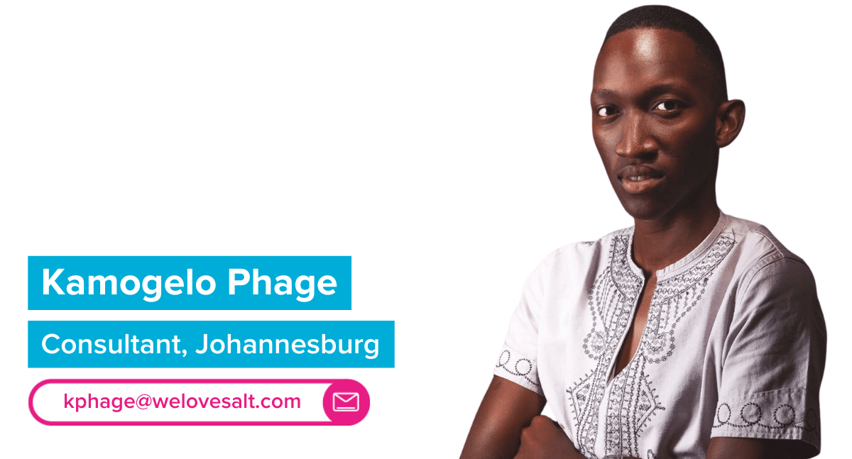 Introducing Kamogelo Phage, Consultant, Johannesburg