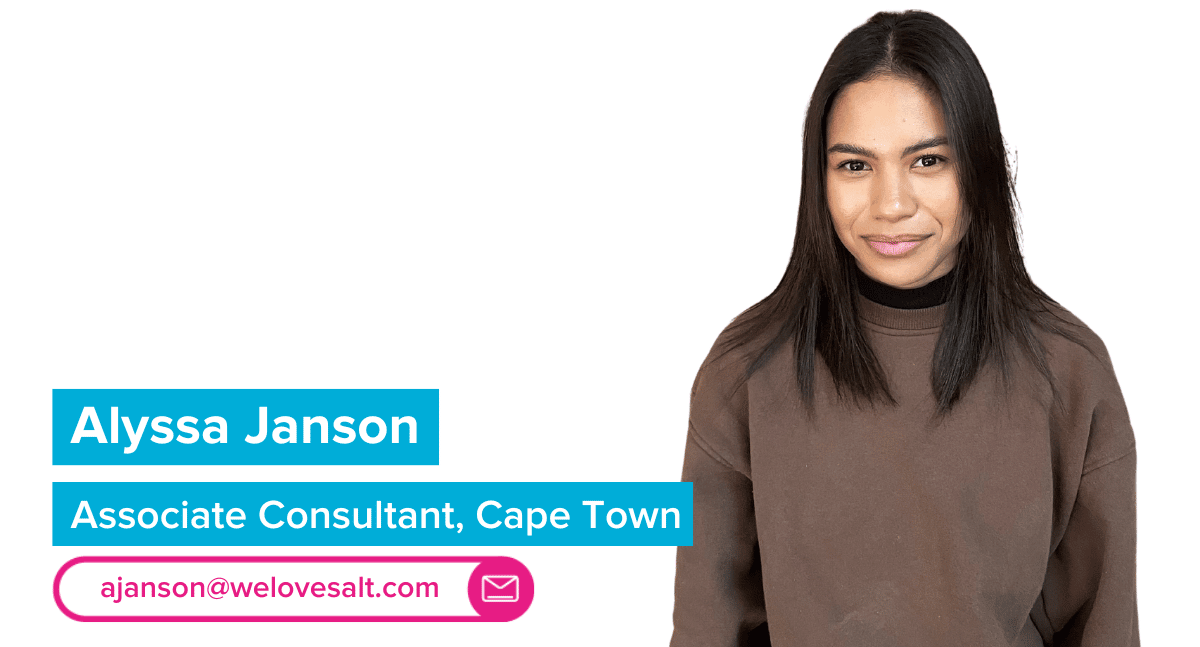 Introducing Alyssa Janson, Associate Consultant, Cape Town