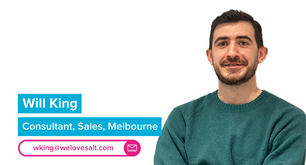 Introducing Will King, Consultant, Sales, Melbourne