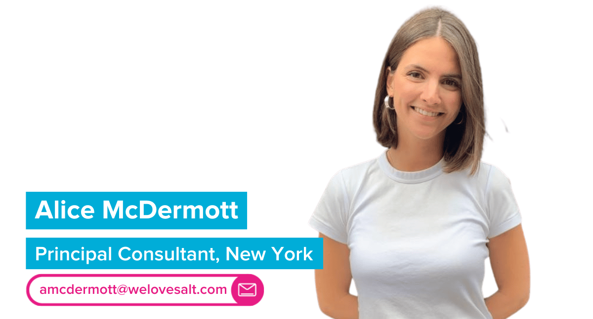 Introducing Alice McDermott, Principal Consultant, New York