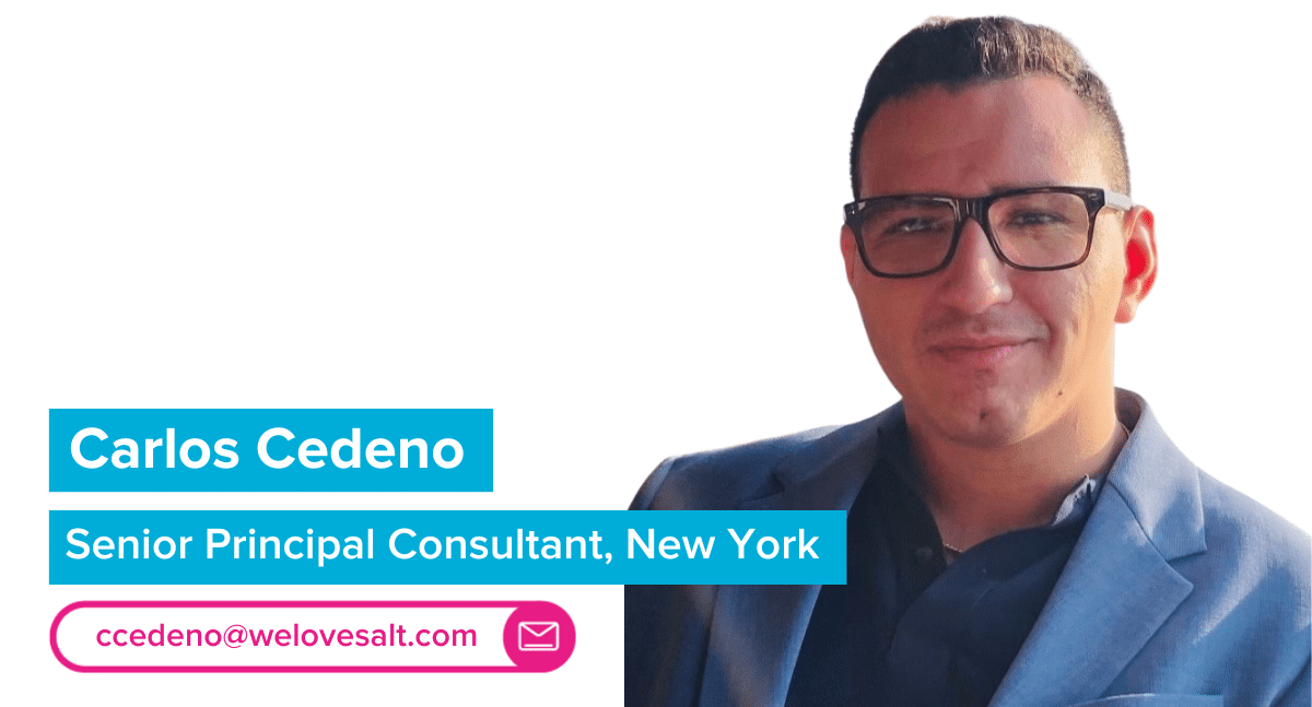 Introducing Carlos Cedeno, Senior Principal Consultant, New York