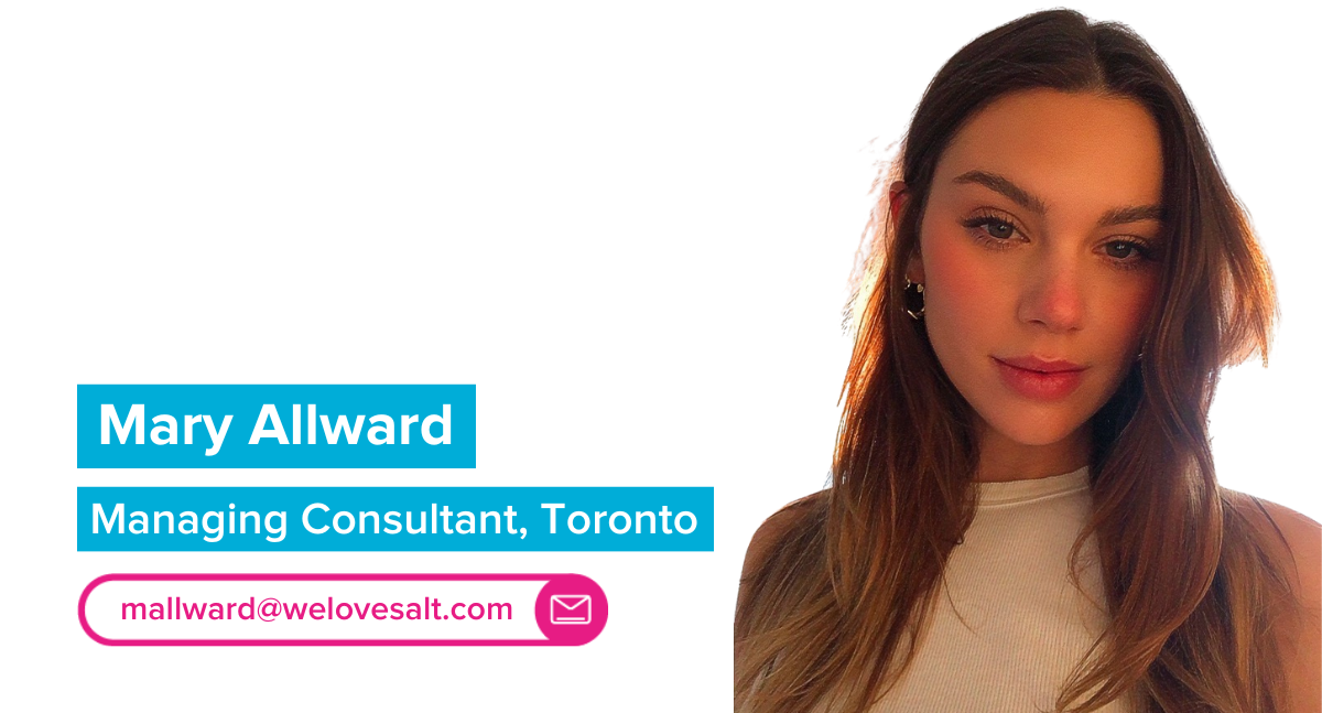 Introducing Mary Allward, Managing Consultant, Toronto