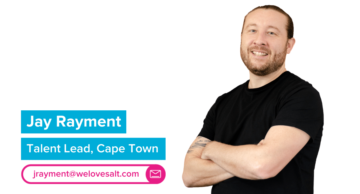 Introducing Jay Rayment, Talent Lead, Cape Town