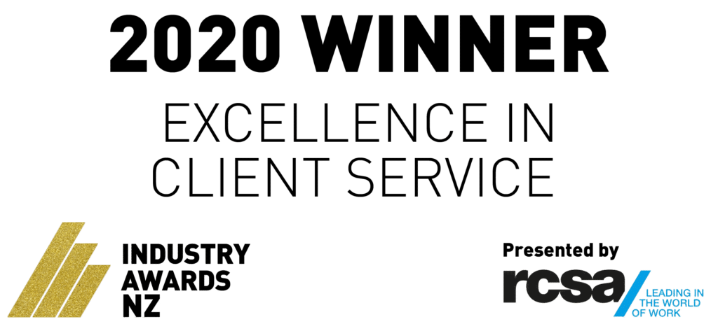 Salt wins Excellence in Client Service at the 2020 RCSA NZ Industry Awards!