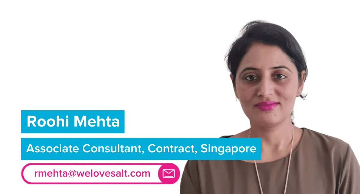 We are delighted to introduce Sonali Panda, Associate Consultant, Contract Recruitment, Singapore 2023