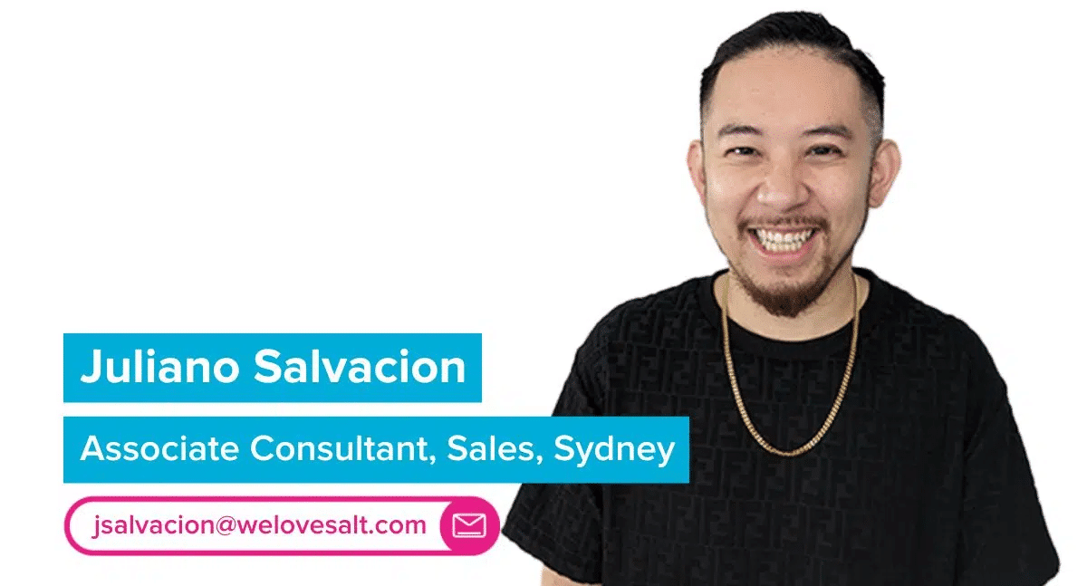 Introducing Juliano Salvacion, Associate Consultant, Digital Sales, Sydney